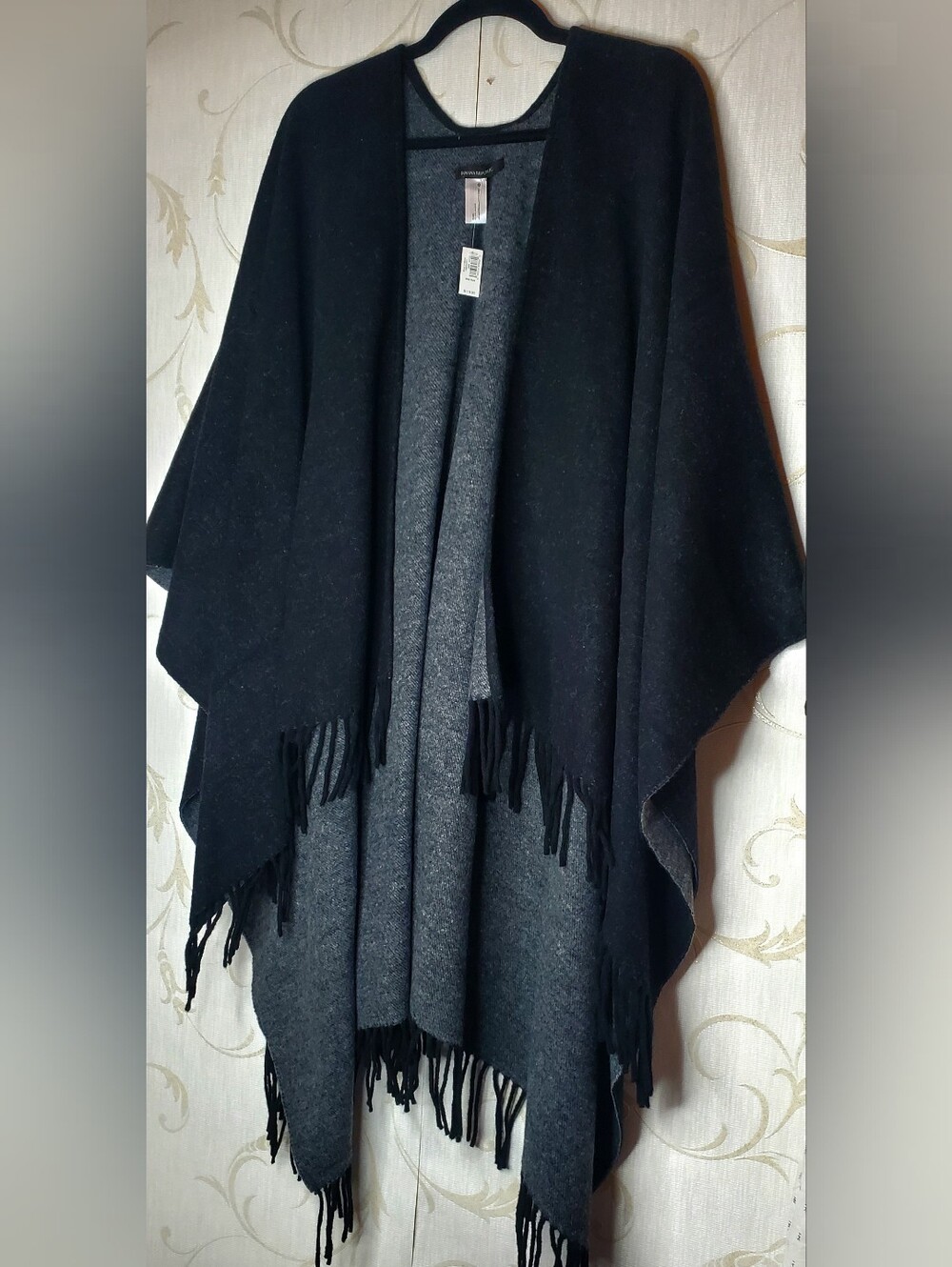 Banana Republic Ruana Poncho Shawl Wool Blend NEW NWT Os Size